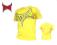 Koszulka TAPOUT Basic 2 żółta rozmiar L