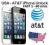 SIMLOCK IPHONE 5S,5C,5,4S,4,3 AT&amp;T USA CZARNA!