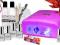 ZESTAW DO PAZNOKCI 5 LAKIER HYBRYDOWY UV LED LAMPA