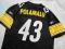 Troy Polamalu Pittsburgh Steelers REEBOK NFL L/XL