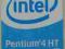 Naklejka Intel Pentium 4 HT 19x23mm (125)