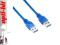 4World Kabel USB 3.0 AM-AM 1.8m niebieski