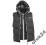 KAMIZELKA LEE COOPER TWO ZIP GILET CZARNA