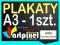 Plakat Plakaty | 160g | A3 1szt. | F-VAT | _24h_