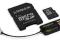 microSDHC 8GB class 4 + adapter + czytnik USB