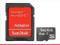 SanDisk microSDHC 8GB + adapter SD