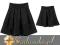 ELEGANCKA czarna mini SPÓDNICZKA kontrafałda r 134
