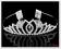 Diadem tiara korona opaska cyrkonie ślub 55