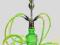 Green Fajka Wodna 4 węże Shisha 65cm+Melasa+Węgiel