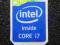 112 Naklejka Intel Inside Core i7 Haswell Blue
