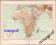AFRYKA FIZYCZNA stara mapa z 1874 roku ORYGINAŁ