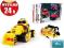 MEGA zestaw autka do SKRĘCANIA koparka 2 wzory*17y