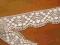Z KUFRA CIOTKI - szeroka koronka bawełna ecru 1m