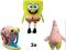 3szt maskotki SPONGEBOB + PATRYK +ŚLIMAK 16-24cm