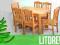 LITDREW- Stół Sosnowy Krzesło sosnowe Komplet
