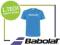 T-Shirt BABOLAT, L, niebieski, koszulka tenisowa