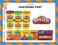 Playdoh 6x130gr Ciastolina TUBY masa TYCHY