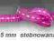 ~FUKSIK~ tasiemka wstążka 5mm rypsowa pink 1m st
