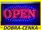 TABLICA DIODA KOLOROWA OPEN LED REKLAMA SZYLD NEON