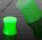 TUNELE PLUGI ZIELONY UV AKRYLOWY PLUG 3 mm