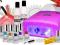 ZESTAW DO HYBRYDY 11x LAKIER USA UV LED LAMPA UV