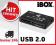 CZYTNIK KART ZEWNĘTRZNY iBOX R011 USB 6 SLOTÓW