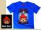 Angry Birds T-SHIRT koszulka niebieska 128 bawełna