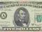 5 $  FEDERAL RESERVE NOTE 1963 A ( Boston )