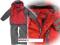 =SN= POLAR BEAR kombinezon 146/152 red/grey