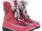 Brokatowe buty ŚNIEGOWCE z futerkiem SOREL róż 26