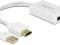 ADAPTER HDMI(M)-&gt;Displayport(F)+USB(M) 24cm