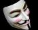 Maska Anonymous V jak Vendetta halloween d