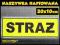 ŻÓŁTA NASZYWKA HAFTOWANA NAPIS STRAŻ EMBLEMAT ŁÓDŹ