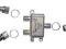 ROZDZIELACZ SPLITER (2 WYJSCIA) + złączki dla GSM