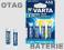 4x BATERIE ALKALICZNE VARTA LR3 AAA R3 GERMANY