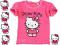 HELLO KITTY bl jasny róż lamówka 62-68 SALE