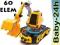 KLOCKI KONSTRUKCYJNE POJAZDY BUDOWLANE 60SZT