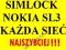 SIMLOCK NOKIA SL3 E52 500 N8 ASHA 300 C6 C5 max16h