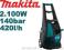 MYJKA WYSOKOCIŚNIENIOWA 2100W 140bar HW 132 MAKITA