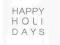 H&amp;M Home RĘCZNIK Happy Holidays bia 30x50 2pak