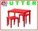 IKEA stół + 2 krzesła / krzesełka UTTER kurier24