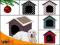 R4 Legowisko DOMEK posłanie BUDA 60x55x60 +PREZENT