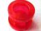 CZERWONY PRZEZROCZYSTY TUNEL ODKRĘCANY 10mm akryl