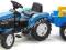 FALK 865M Traktor na pedałki New Holland z przycze