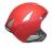 KASK DELALPI JR. CZAERWONY MAT- XS