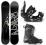 Zestaw Snowboard Raven Element 161cm Wide 2015