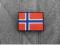 JTG - Naszywka 3D - Flaga Norwegii