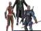 Zestaw trzech figurek Batman Arkham Origins 17 cm