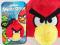ANGRY BIRDS BRELOK KLIPS PLUSZ MASKOTKA CZERWONY