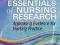 ESSENTIALS OF NURSING RESEARCH Polit, Beck